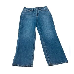 NYDJ Joni Capri Jeans Medium Wash Size 4 Tall